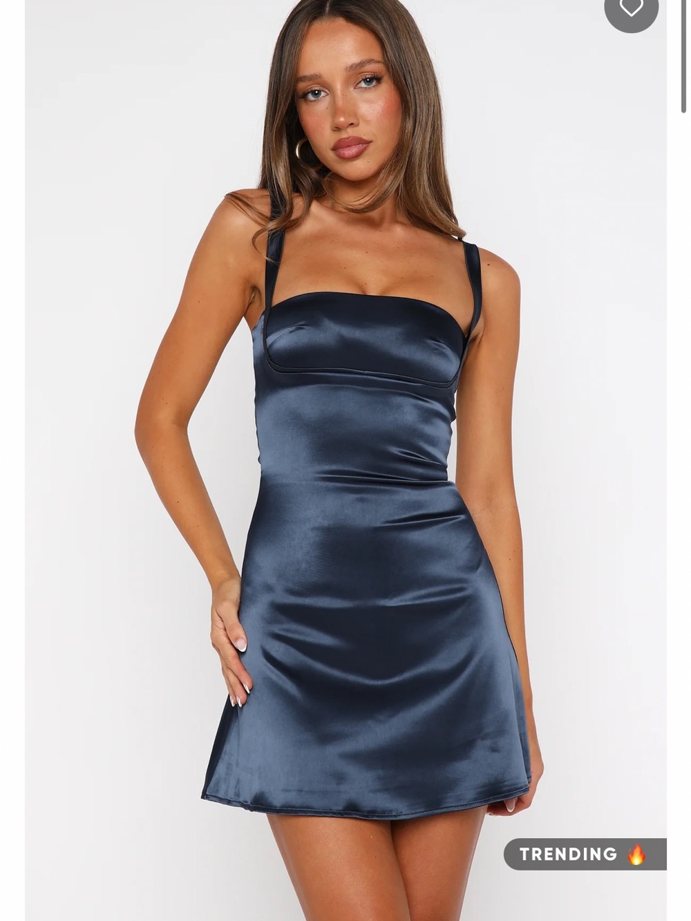 Just a girl Mini Dress WHITE FOX